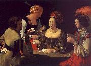 Georges de La Tour The Cheat with the Ace of Diamonds oil painting artist